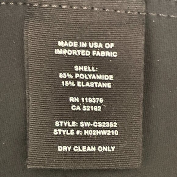 New(no tag) Helmut Lang Black Scuba Cropped Flare Pant-Medium - Picture 6 of 10